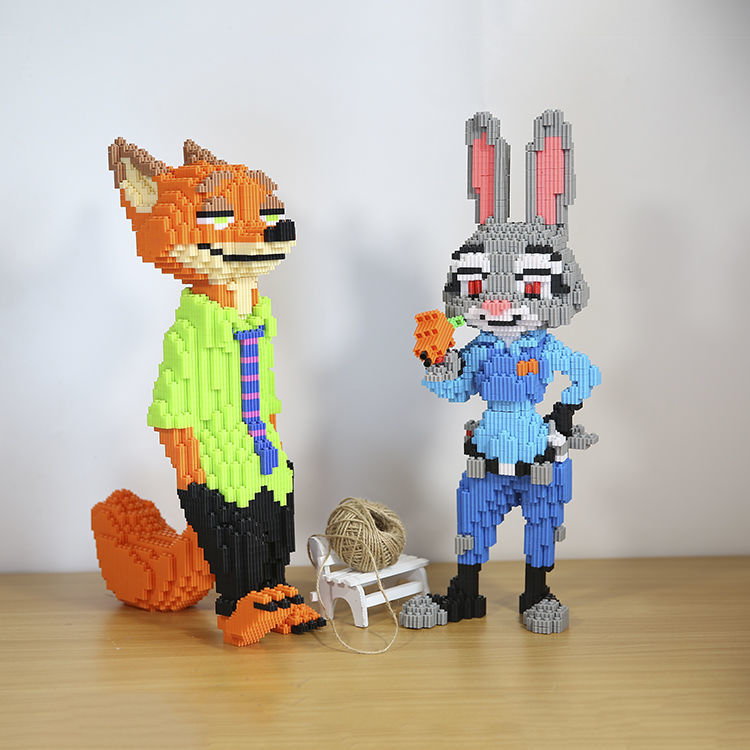 Bloques de construcción pequeños para aliviar el estrés, famosos en Internet, juguetes entrelazados, adornos, regalos de cumpleaños, venta al por mayor y dropshipping de vendedores ambulantes.