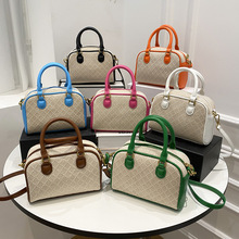 跨境棉麻女士包包2023春季上新质感潮流手提包女小清新单肩包女