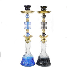 新款現貨中號四管阿拉伯水煙壺整套玻璃水煙筒含全套水煙配件shis