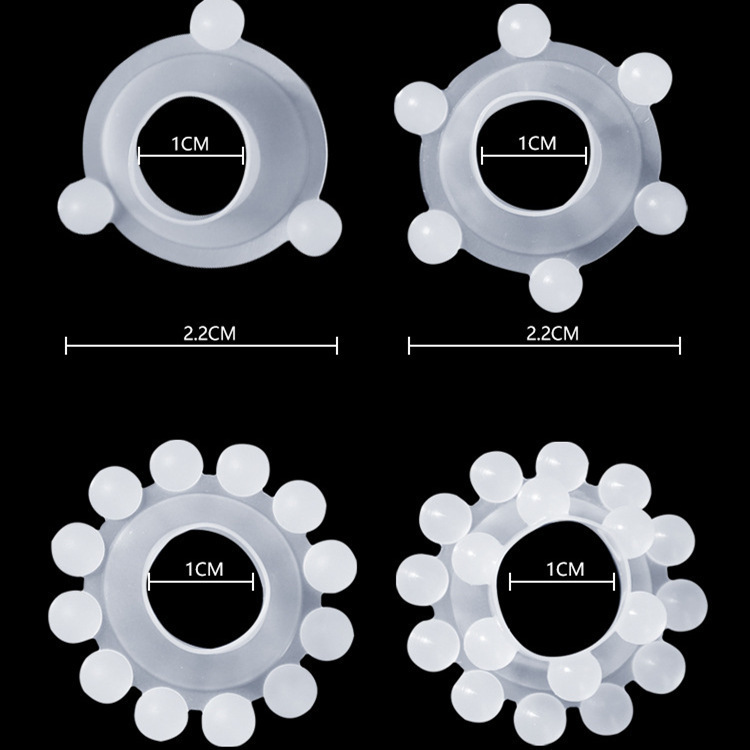 Anillo de cerradura de perlas para hombres Anillo de cerradura de perlas de sexo Cubierta de cerradura de ojos de oveja Juguetes sexuales Dientes de lobo Productos para adultos