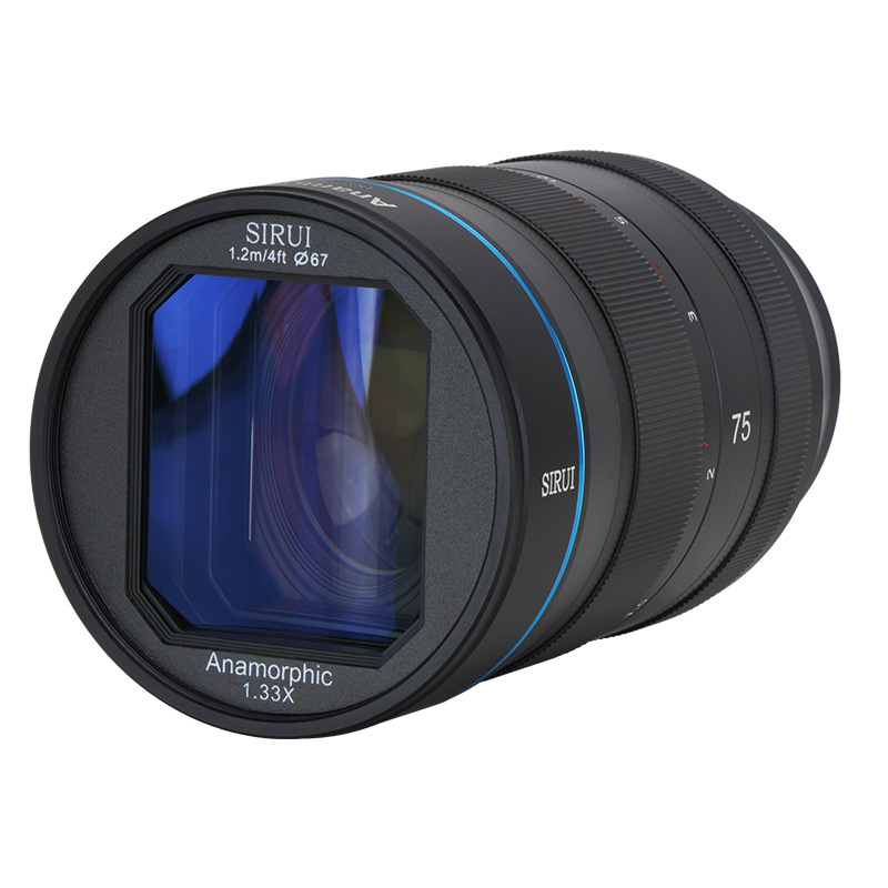 思锐（SIRUI）75mm F1.8 微单相机电影镜头 1.33X变形镜头 微