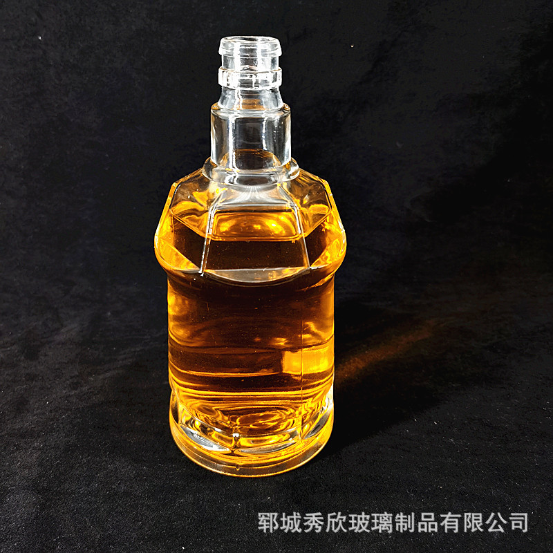 家用泡酒瓶密封养生高档酒瓶一斤装玻璃空瓶人参酒玻璃瓶子500ml