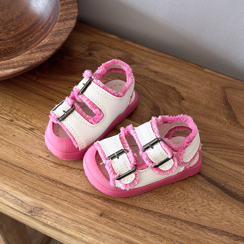 Lauflernschuhe für Kleinkinder, weiche Sohle, niedliche und verspielte Mädchenschuhe für einjährige Kinder_voghion.com