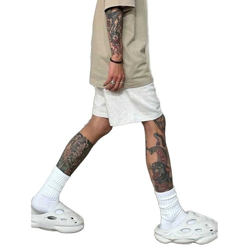 Wholesale Summer American Style Solid Color Casual Matchable Short Pants for Men, Ins Trend Brand Loose Drawstring Basketball Sport Pants
