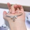 Small bell with bow, cute fresh women's bracelet for princess for elementary school students, Birthday gift