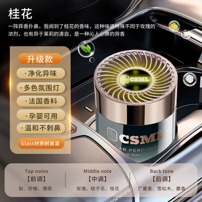 Removal High-stop Solid Long-lasting Car – Car Perfume Aromatherapy - glory-solid-balm-osmanthus