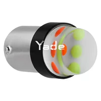 Yade мотоцикл светодиодный задний фонарь стоп-сигнал 1157 COB красочная вспышка RGB автомобиль подсветка Тормозная вспышка
