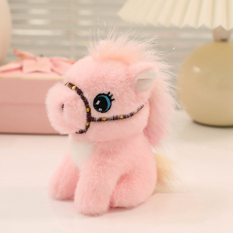 クロスボーダーのシミュレーションの馬のぬいぐるみの馬の頭は鍵を掛けて肖馬年のマスコットの人形を掛けます。|undefined