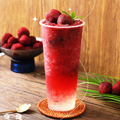 Dunhuang bayberry jam 1.2kg bayberry ice glutinous rice balls domineering bayberry meaty fruit tea raw materials bayberry puree jam