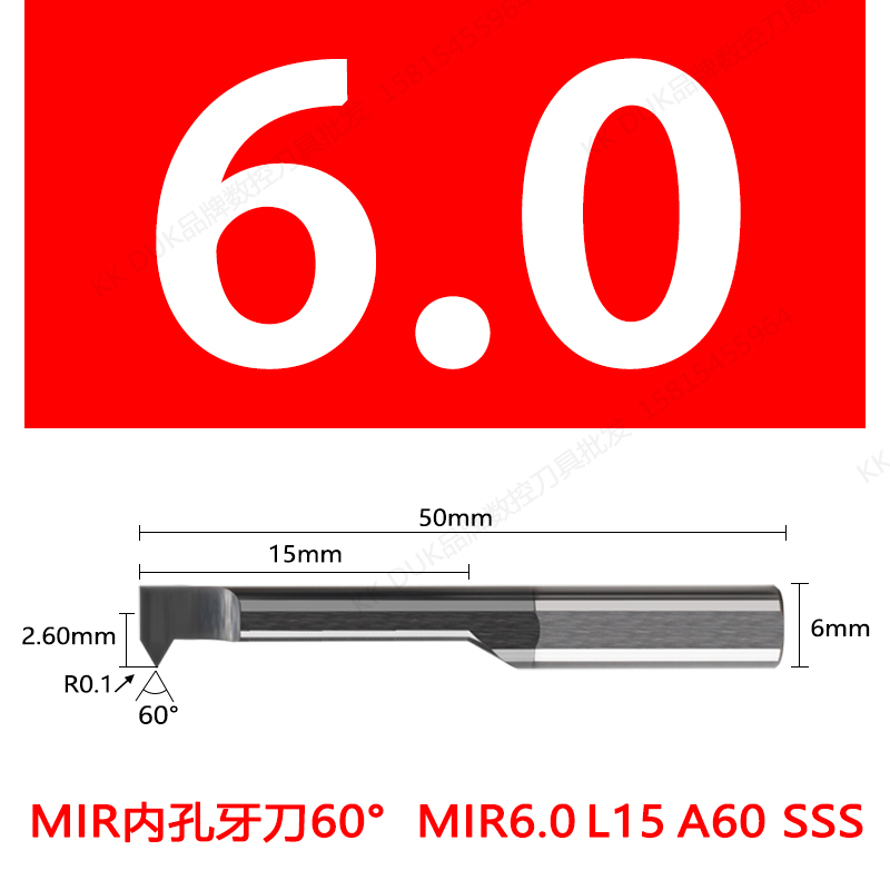 Superdur MIR tungsteno cortador de dientes de agujero pequeño acero inoxidable aleación de titanio SSS recubrimiento negro MIR3-MIR8.0