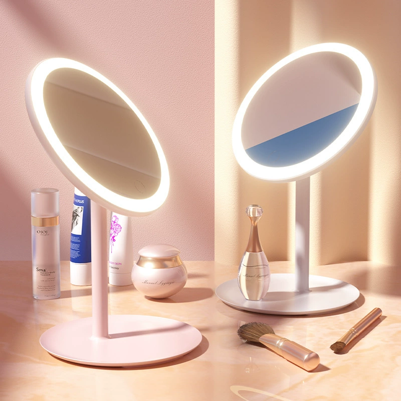 LED mirror with light, table handheld fill light, internet celebrity