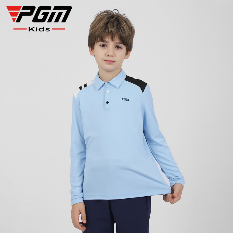 PGM New products children golf clothing Boy Long sleeve T-shirt Comfortable skin-friendly motion Fabric fashion Versatile