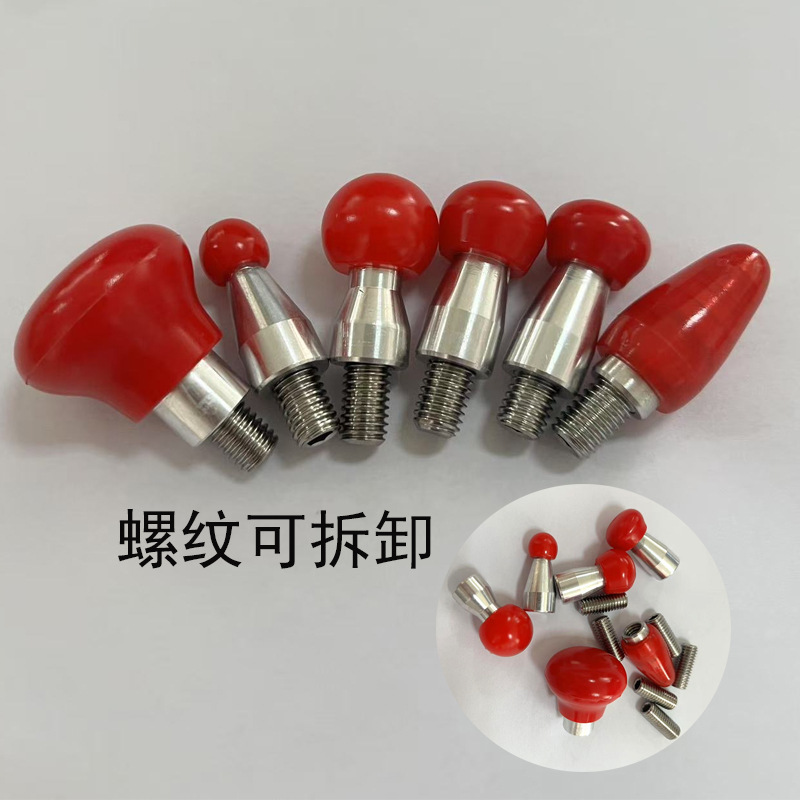 汽车凹陷修复工具钩子顶头顶坑敲击锤替换头整形配件凹坑包胶笔头|undefined