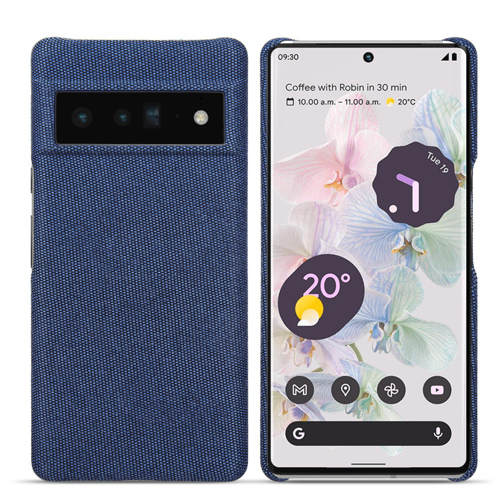 工厂批发适用谷歌6布纹手机壳保护套Google6A手机套保护背壳贴皮