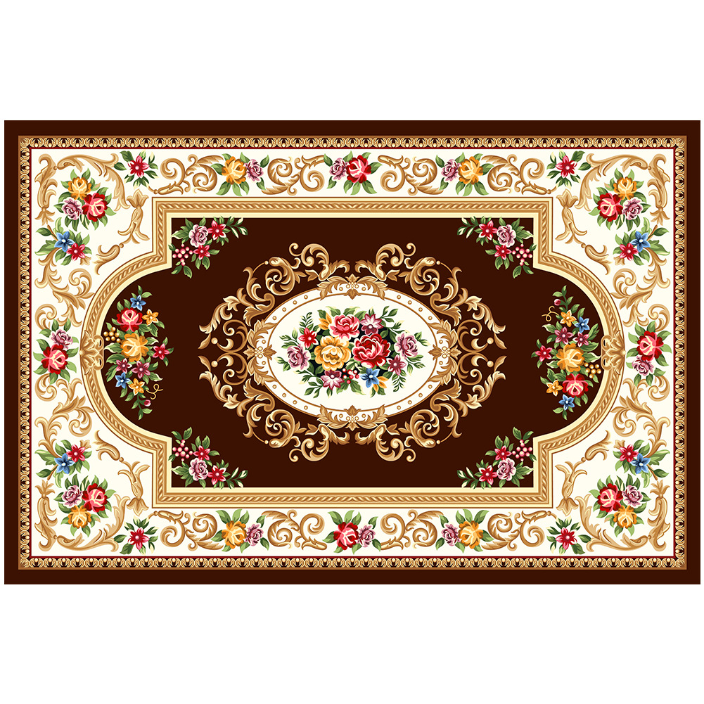 Lujo ligero, retro, sala de estar de estilo europeo, alfombra, alfombra, alfombra, estilo de sala de estar del hotel, costura de alfombra, alfombra para el hogar image 12