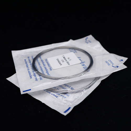 Nickel-titanium alloy orthodontic wire, 5-meter spool, round wire, 5 meters long, dental orthodontic wire, orthodontic material