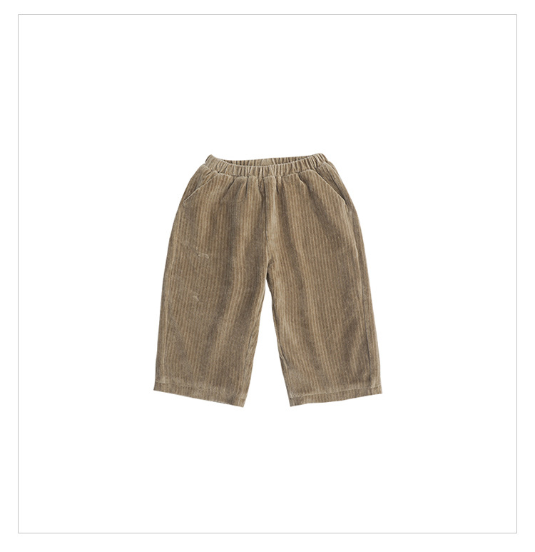 Classic Style Solid Color Cotton Boys Pants display picture 13