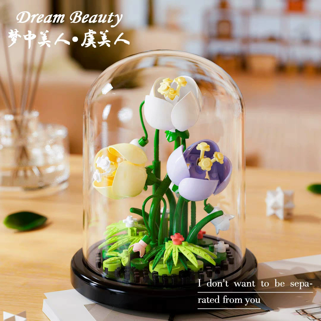 Building Set (Lego) Flower Constructor — Sunflower & Floral Models, Giftable Kits