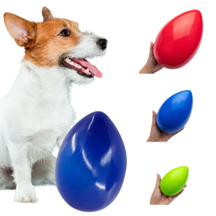 Pawise Multi-Size Bite-Resistant Dog Chew Ball Toy Funny Egg Interactive Dog Tough Chew Small Medium Large Dog Toy