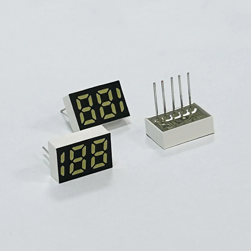 Светодиодная цифровая трубка 0,25" (188) общая катод/анод, высокая яркость, белый/красный/синий свет, малый вентилятор 2353
