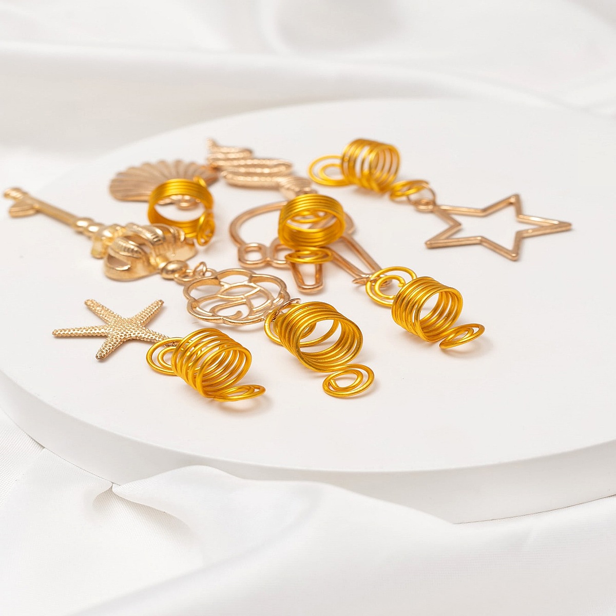 Moda europea y americana accesorios para el cabello estilo étnico espiral horquilla anillo de pelo updo serpiente accesorios para el cabello sucio trenza hebilla de pelo personalizado hebilla tocado