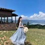 夏季挂脖celolly薄纱连衣裙