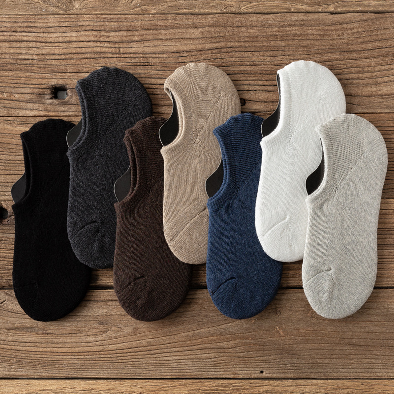Socks men's socks invisible socks cotton socks summer thickened Terry bottom sweat-absorbent deodorant men's spring and autumn boat Socks towel socks Socks men's socks invisible socks cotton socks summer thickened Terry bottom sweat-absorbent deodorant men's spring and autumn boat Socks towel socks