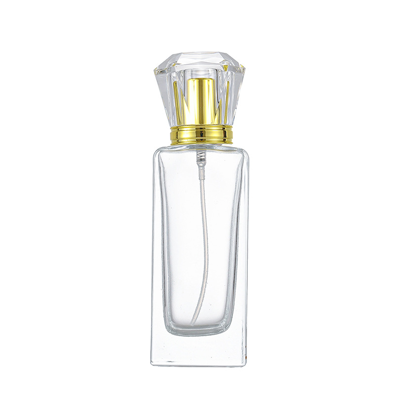 50ml botella de perfume portátil botella de perfume de especificación múltiple botella cosmética botella de perfume avanzada botella vacía de vidrio