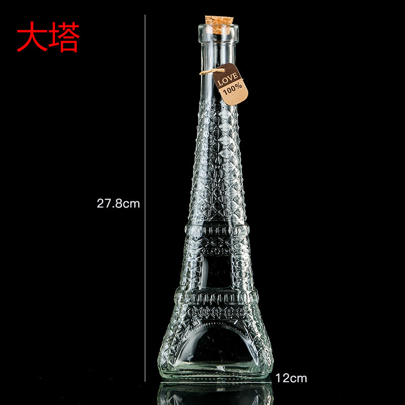 Botella de vidrio para niños con gran perla de agua para bebés con botella de deseos paquete de materiales para botella de mar para bebés esponjas botella de rafting