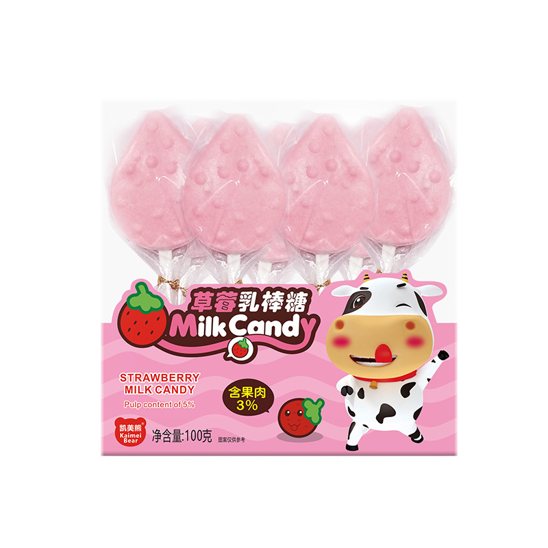 100g strawberry milk stick (about 10 pieces)