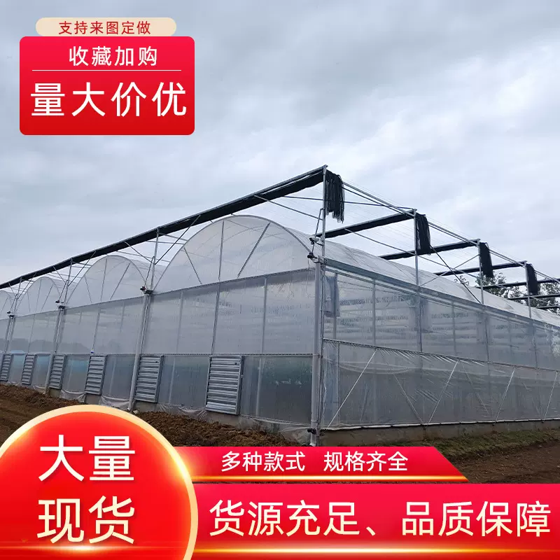 蔬菜种植大棚加工农业家用薄膜温室大棚 日光暖棚、冷棚单体大棚
