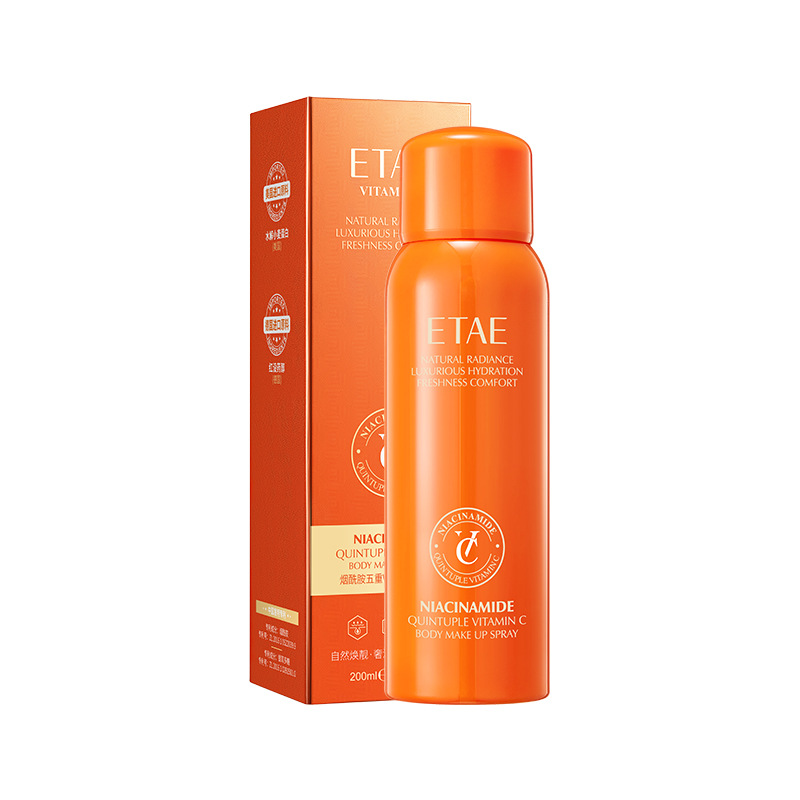 Vanchenniacinamida cinco veces VC Body Skin Spray rápido para formar una película para modificar el tono de la piel y embellecer la piel