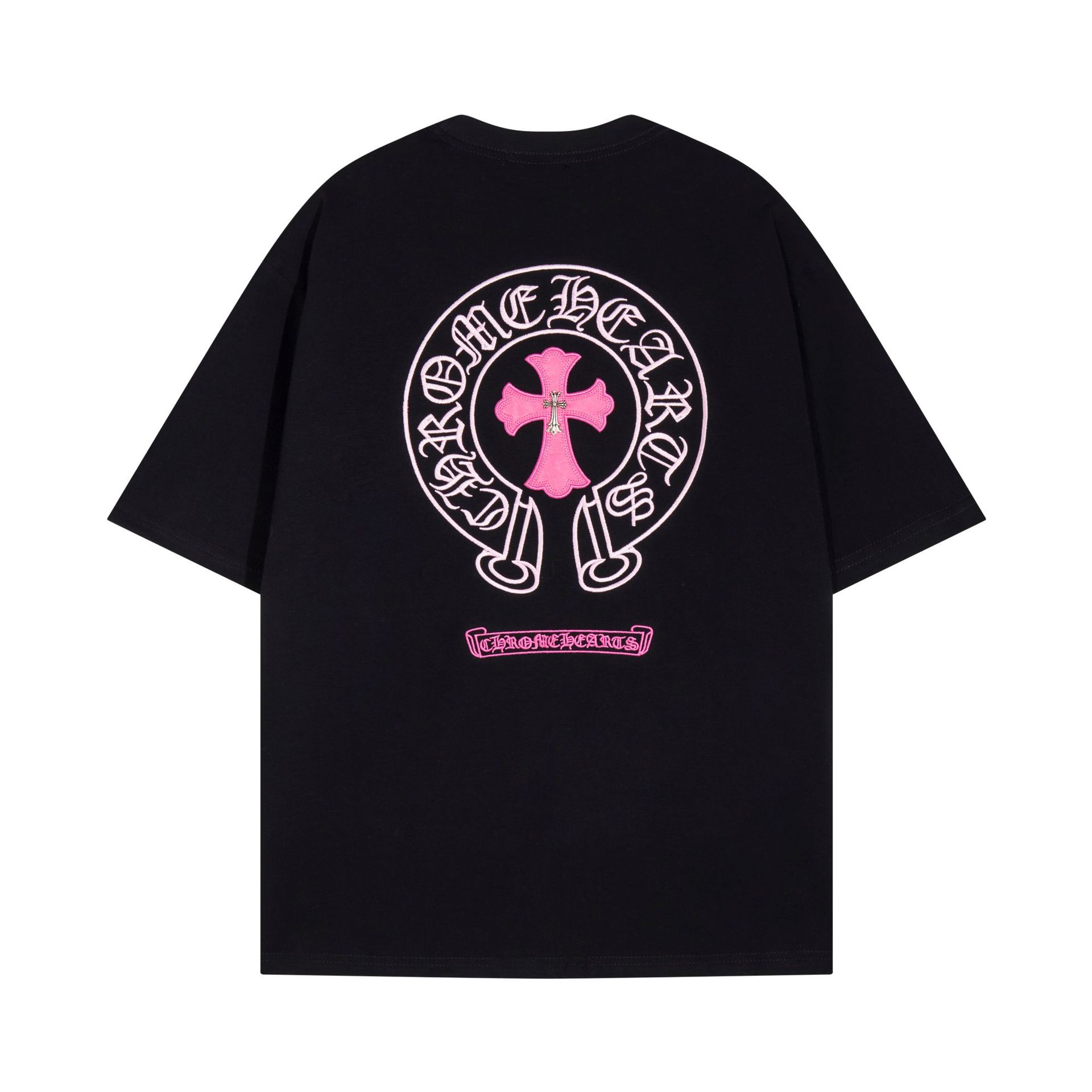 Chrome Heart 24 nuevo Crocodile de verano de moda europea y americana camiseta de manga corta para hombres y mujeres