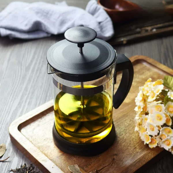 French Press Pot Creative French Style Pot Scented Tea Coffee Pot Glass Hand Coffee Pot Tea Pot Tea Maker