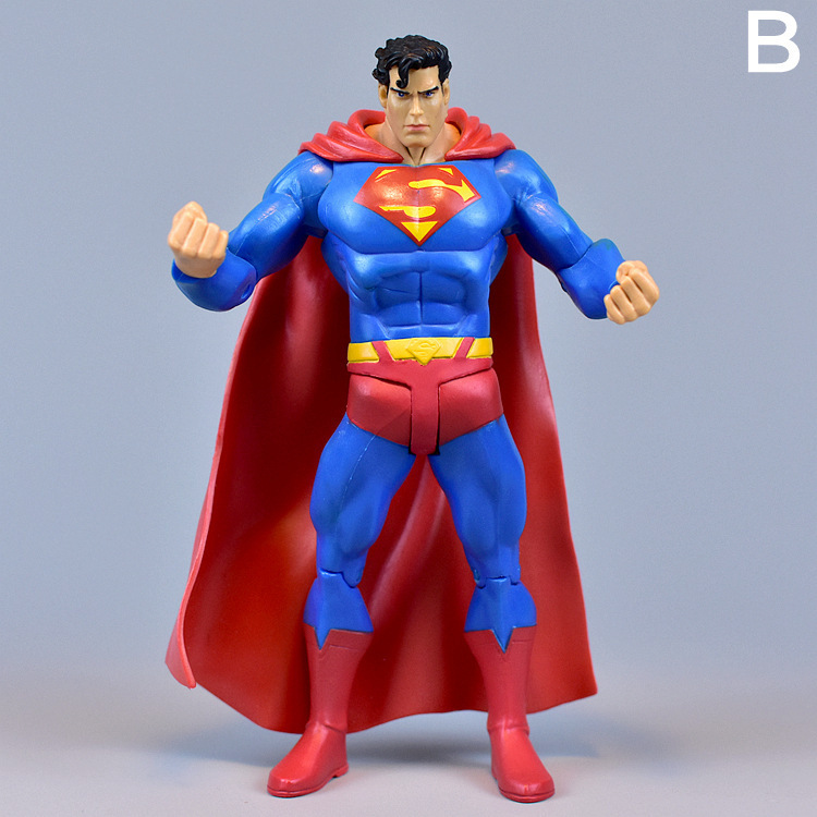 Superhéroes justicia unida acero Batman guerra superman puede hacer a mano modelo de muñecas adornos