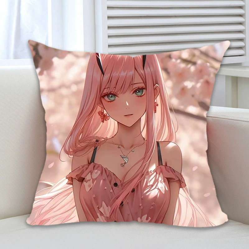 Подушка-одеяло National Team 02 Darling in the FranX, ягода, аниме-атрибутика, 2D подушка