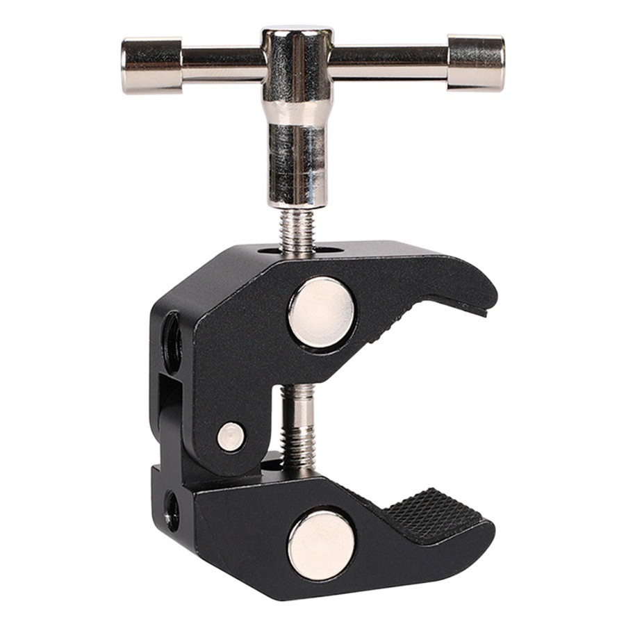 撮影機材強力クリップマジックアーム接続ワシ口クリップ全金属固定クリップ大型カニクランプ