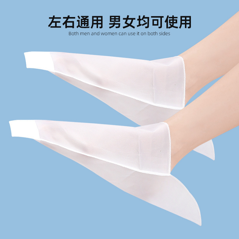 Compression Socks Open Toe Short Socks Cover Left and Right Foot Universal Stretch Auxiliary Foot Cover Simple Helper Wearing Socks Tool Polyester