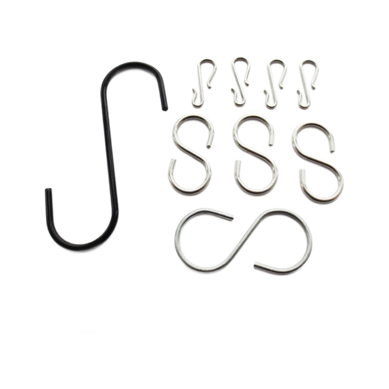 金属五金材质S型 铁挂钩  可用于悬挂工具衣物五金挂钩
