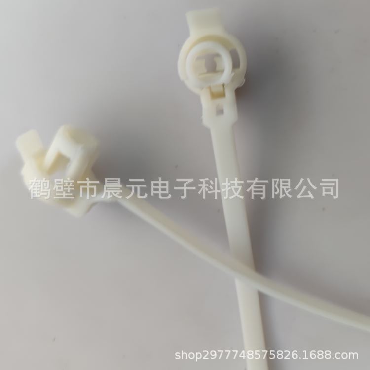 汽车线束国产固定扎带9101101 6810-2759白色M5螺钉扣捆绑件