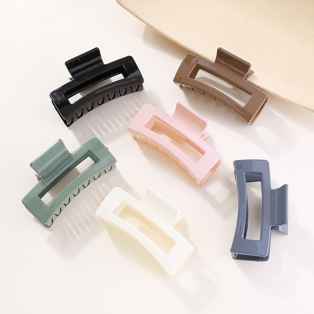 Women's Fashion Geometric Cellulose Acetate Sheet Headwear Hair Claws display picture 3