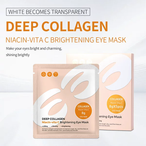 Cross-border Eye Mask Deep Hydrating Collagen Niacin Vitamin C Eye Mask Adhering to Light Striae Collagen Eye Mask