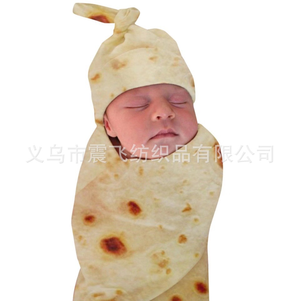 ilrtB Mexican la Burrito Blanket Wrapping Blanket ketn Baby Fortress Pizza To Blanket Blanket Swaddle Blanket la