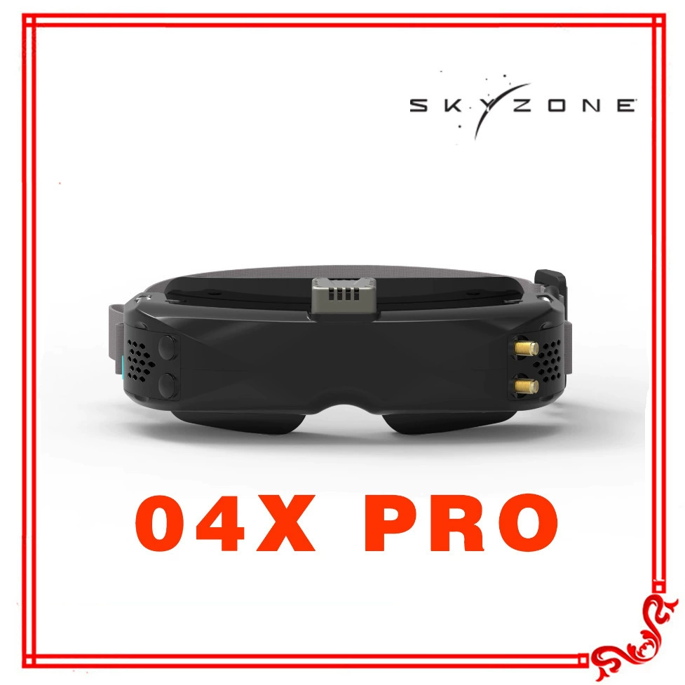 Очки Skyzone 04X Pro Crossing для FPV: обновленная модель, фиксированный крылья, получение HD-видео, DVR