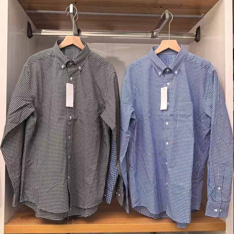 Men's and Women's Plaid Shirts/Long-Sleeved Shirts 2026 Spring and Autumn New Style Loose and Versatile Cs484894/482461 Men's and Women's Plaid Shirts/Long-Sleeved Shirts 2026 Spring and Autumn New Style Loose and Versatile Cs484894/482461