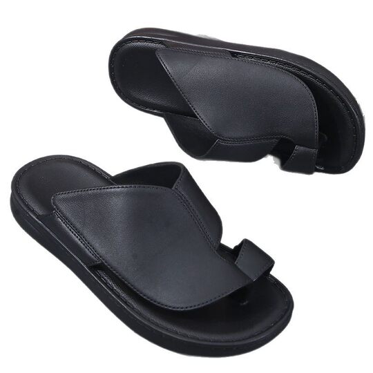 Flip-flops men's 2025 cross-border non-slip summer outdoor wear fashion soft bottom beach toe sandals casual men's slippers