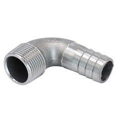 Stainless steel pagoda joint 304 external thread elbow skin head joint 90-degree external thread hose water pipe quick connector bamboo joint green