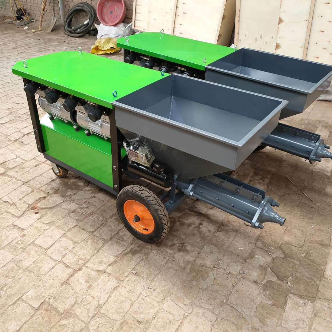 Máquina de pulverización de mortero de cemento multifuncional masilla de pintura de piedra verdadera máquina automática de pared en polvo máquina de pulverización de pared interna y externa máquina de yeso