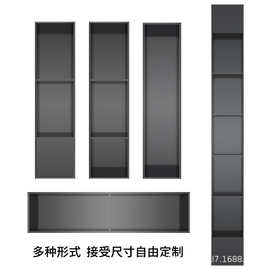 浴室不锈钢嵌入式壁龛定制酒店工程入墙无缝置物架客厅金属隔板柜