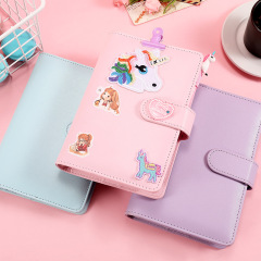 A5韓国版マカロン日記かわいいユニコーン手帳かわいいルーズリーフ手帳学生日記ノート